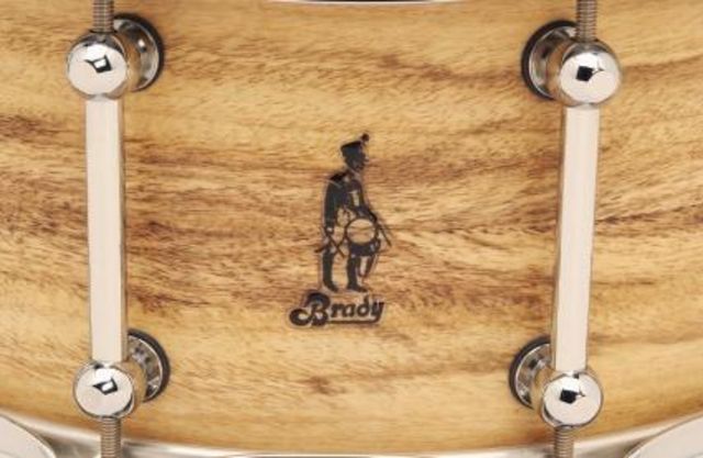 blank Each drum has ten of Brady's custom double-ended pipe lugs.